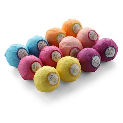 China Home Hotel Spa Rainbow Effect Bath Bombs With Box, Cheap Bath Bomb Wholesale for sale