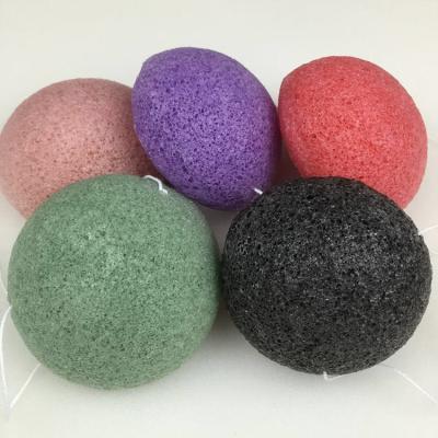 China EXFOLIATING 100% Various Natural Colors Water Drop Shape Organic Konjac Face Sponge For Facial Cleansing for sale