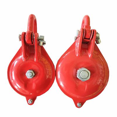 China HOT DIP GALVENIZED CUT BLOCK PULLEY WITH 3-8 INCH SHAFT AND CAPACITIES 1.5T to 8T for sale