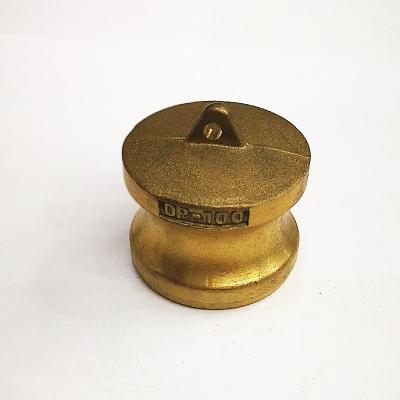 China Brass Cam-Lock Brass Couplings - Dust Plug Type - DP Size 1/2 to 6 Inch Sand Casting & Forging for sale