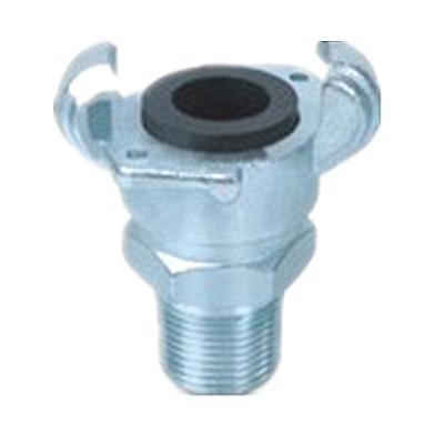 China Universal Steel 2-Lug Air Hose Couplings - US Type - Male End Size 1/4 to 1 Inch for sale