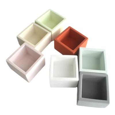 China Multi-scenario hot sale cement customized color cement candle jars unique candle jars candle jars luxury for sale