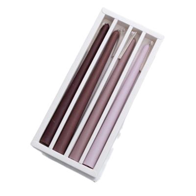 China Hot Sale Birthday Soy Wax Brown Pillar Candles Home Decoration Healing Wholesale Candles Taper Candles Soy Wax for sale