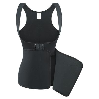 China Sustainable Style Neoprene Vest Sexy Body Slimming Shapers Waist Lumbar Corset For Women for sale