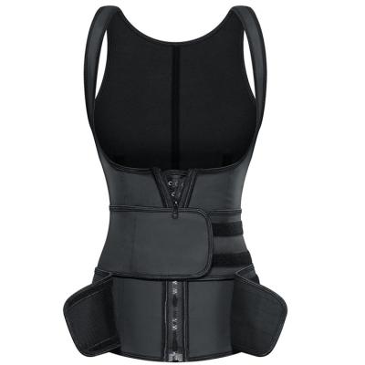 China Sustainable High Elasticity Latex Body Slimming Weight Trimmer Trainer Womens Waist Corset Vest for sale