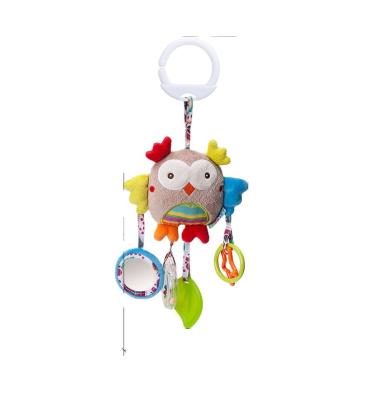 China Stuffed Plush Toy OEM ODM Baby Toy Stuffed Plush Toy Baby Owl Parrot Tortoise Bear Haha Mirror Bed Stroller Hanging Bedbell For Wholesale for sale