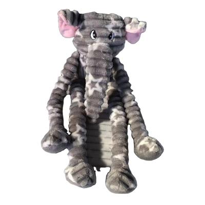 China OEM Viable Custom Stuffed Plush Elephant Bite Long Arm Long Leg Dog Pet Voice Resistant Chew Toys For Wholesale for sale