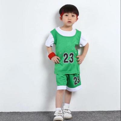 China Fabric: Breathable 100% Polyester New Kids Short Sleeve Training Suit Customized For Kids Basketball Shirts Soccer Jersey Soccer Uniform Wear for sale