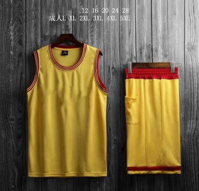 China Fabric: Breathable 100% Polyester Children's Basketball Suit Customization Singlet Kindergarten Training Performance Basketball Team Uniform for sale