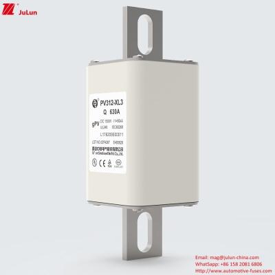 China PV312-XL3-Q 630A Bolted Photovoltaic Protection Fuses met UL TUV CE RoHS-goedkeuringen Te koop