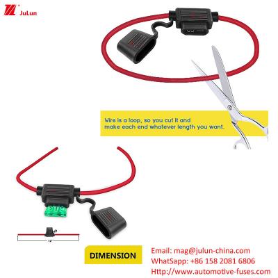 China ANS / MIDI Small Manual Reset Automotive Fuse Holder 40 Amp For Safe Electric Vehicles for sale