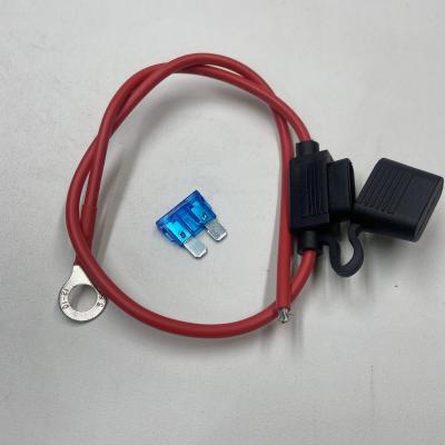 China Car Fuse Holder for 12V 16AWG Waterproof Standard Automotive Fuse Holder Wire Inline Fuse Holder Cable for sale