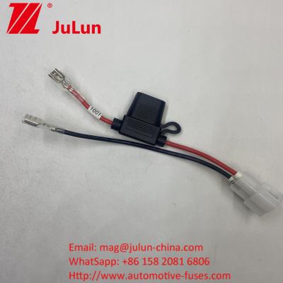 China 15A Fuse Holder Wire Harness with Automotive Electric Vehicle Wire Harness EV Wiring Assembly with Fuse Protection for sale