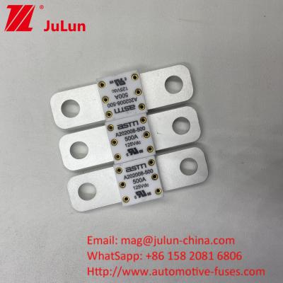 China ASTM 250A 125V Ceramic White Color Fuse In Car Battery for sale