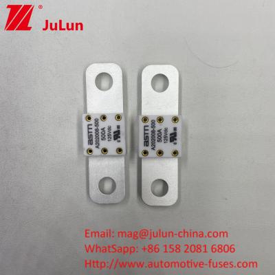 China High Breaking Capacity 350A 125Vdc EV Fuse Small Size High Current Rating Short Circuit Protection for sale