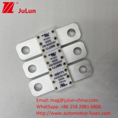 China Electric Vehicle EV White Color 350 Amp Ceramic Fuse 125VDC for sale