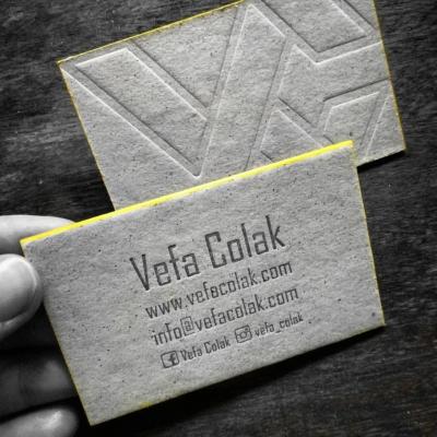 China Viable Wholesale Custom Promotional Uncoated Press Letter Thick Luxury Paper Business Card for sale