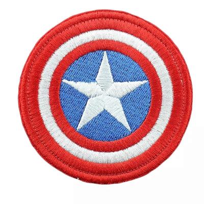 China Wholesale Popular Custom Superhero Embroidered Patch Viable For Apparel for sale