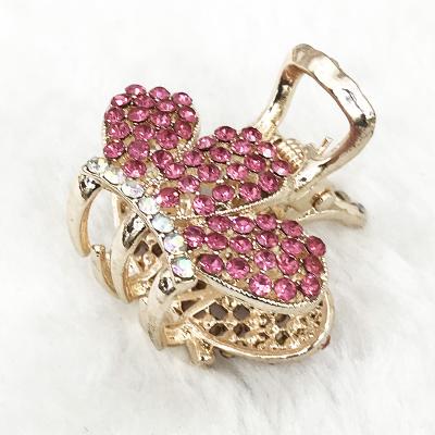 China European and American style fashion woman hair accessories barrette clip wholesale Bling hair claws claw alloy metal crown rhinestone hair claw for sale