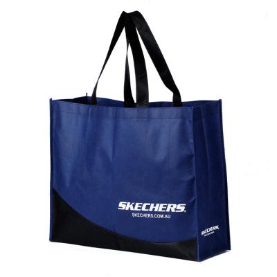 China Handled Custom Bag Reusable Promotional Printed Non Woven Shopping Bag Eco Friendly for sale