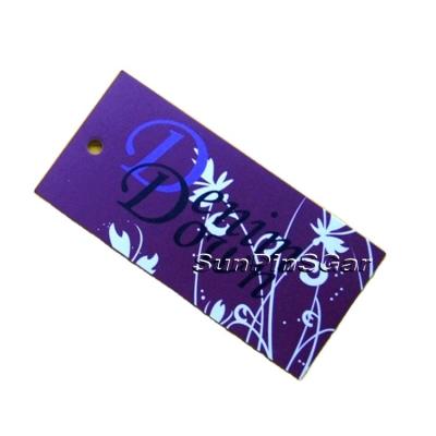 China Custom Embossed Recyled Logo Jewelry Tag Cardboard Paper Gift Tags for sale