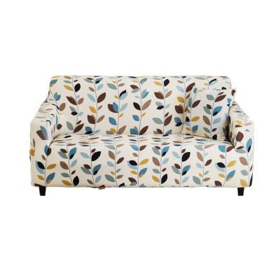 China Sofa Covers Printed Pattern Home Stretchable Spandec Breathable L Shape 3 Elastic Cushion Couch Covers Slipcovers for sale