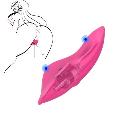 China 10 Vibration+Remote Control Woman Massager Stimulator Panties Wearable Clitoral Vibrator Small MOQ With Sex Toys Remote Control Vibrator for sale