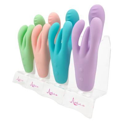 China 10 Speeds With 3 Motors New Products 10 Powerful Rechargeable Waterproof Vibrators And Usb Rabbit Vibrators For Adult Novelty for sale