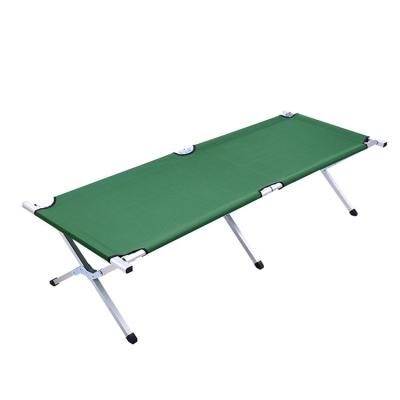 China Portable Outdoor Emergency Collapsible Aluminum Folding Camping Bed for sale