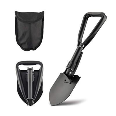 China High quality closed handle mini portable multifunctional outdoor camping folding tool shovel survival camping folding shovel for sale