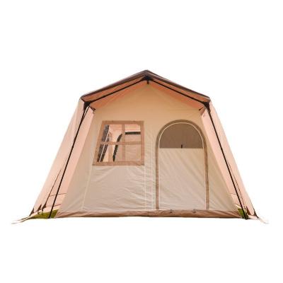 China Extended Foot Type Luxury Canvas Wedding Pole Ridge Tent Suitable For House Tents With Decorative Ceiling Covering for sale