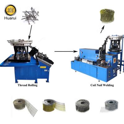 China Building Material Shops Coil Nail Making Line /Screw Nail Making Machine High Speed ​​Coil Nail Making Machine for sale