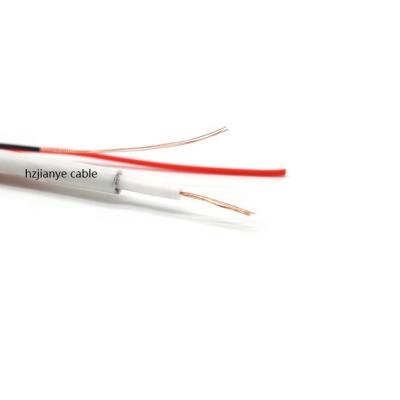 China 2c*0.75mm Cctv CCTV Power Cable 2c*0.75mm CCTV Camera Wire OEM rg59 CCTV Camera Wire Coaxial Siamese Cable RG6/Rg59 Telecommunication Cable for sale