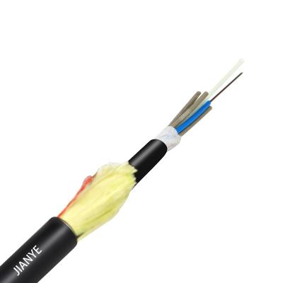 China Telecom 1~288core G652D Self-supporting Optical Outdoor Steel Wire / All Aramid Dielectric Wire Armor ADS Fiber Optic Cable Manufacturers for sale