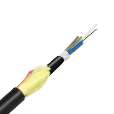 China Overhead Outdoor Self Supporting All Dielectric Self-Support ADSS G652D 12 24 48 98 144 Cores ADSS Fiber Optic Cables for sale