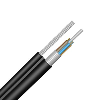 China LSZH 2-144 Fiber Jianye Plastic OEM Core Metal Type Outdoor Aerial Loose Tube G652D GYTC8S Figure 8 Fiber Optic Cable for sale