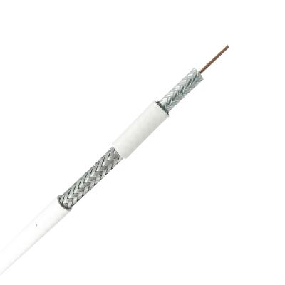 China High Quality CCTV System Shield Al CCA Tri Braiding CATV Camera Cable 75 Ohm RG6 Coaxial Cable For CCTV for sale