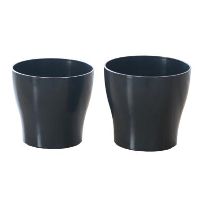 China Cheap modern mini plastic round plant succulent pots for garden decoration for sale