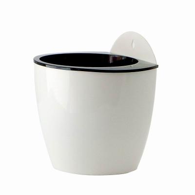 China Modern Wholesale Modern Outdoor Large Size Plastic Self Watering Garden Planters Plastic Self Watering Flower Pots for sale