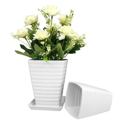 China Modern Free Sample Customize Cheap Plastic Modern Flower Pot for sale