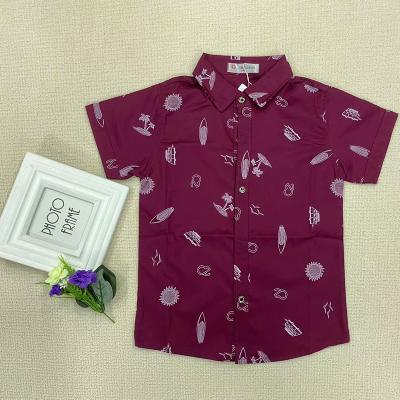 China Plus Size Summer Kids Clothing Wholesale Shirts 7-10 Years Old Cotton Clothes Boy Shirts Kids Shirts for sale