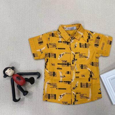 China Plus size 2023 new children's clothing 7-10 years old boyshirts cotton clothing boys' shirts for sale