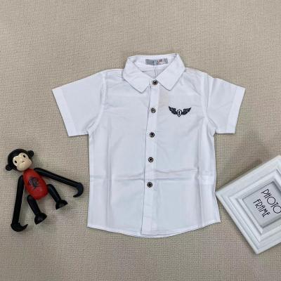 China Summer Sustainable Children's Shirts Children's Clothing Cotton Clothes Children's Shirts Boys' Shirts For 2-5 Years for sale