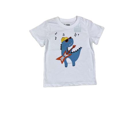 China 2023 Summer New O-neck T-shirt Cartoon Print Cotton Viable Clothes Boys' T-shirt for sale