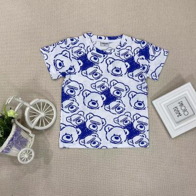 China Latest Viable Children's Clothing Wholesale Full T-shirt Cotton Print Clothes Boy T-Shirt for sale