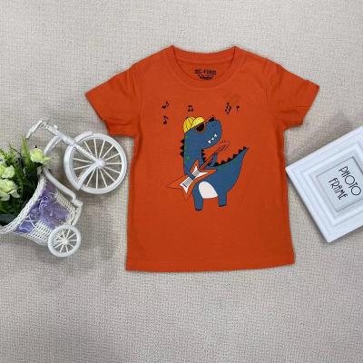 China Wholesale Children's Sustainable Clothing Children's Clothing O Neck T-shirt Printing Children's T-shirt Cotton Boy's T-shirt for sale