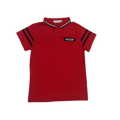 China New Boy Lapel T-shirt Summer Polo Short Sleeve Boy Polo Collar Casual Clothes Children's Clothing Plus Size 2023 for sale