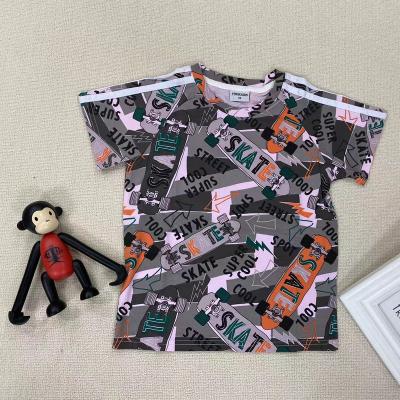 China Last Summer Viable O-Neck Short Sleeve T-shirt, Kids T-shirt Clothes, Cotton Boy T-shirt for sale