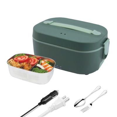 China 304 Stainless Steel Electric Lunch Box 1.5L Rapid Heating Adult Food Heater in Various Colors for sale