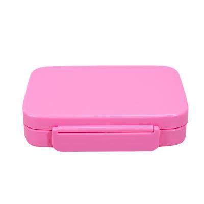 China Five Compartment Leak Proof Lunch Bento Box 1000ml Lunch Box Pink for sale